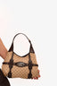Gucci Brown GG Leather/Canvas Hobo Bag