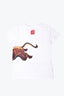Givenchy White T-Shirt with Lion Graphic Size 6Y