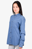 A.P.C. Blue Denim Button-Down Shirt Size M