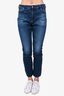 AG Denim Medium Blue Wash 'Mari' High Rise Slim Straight Jeans Size 32