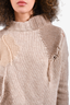 Acne Studio AW2017 Beige Wool 'Ovira Patch' Sweater Size XS