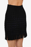 Alaïa Black Cut-Out Skirt Size 40