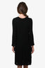 Alaia Black Stretch Knit Dress Size 42