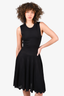Alaia Black Stretch Knit Sleeveless Dress Size 40