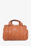 Alexander Wang Brown Leather Studded 'Rocco' Shoulder Bag With Designer Signature