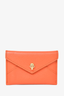 Alexander McQueen Orange Leather Envelope Cardholder