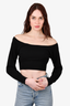 Alexander Wang Black Wool/Cashmere Sheer Panelled Sweater Size XS