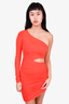 Alix NYC Orange Cut-Out Mini Dress Size XS