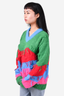 Anderson Bell Blue/Green/Red Crewneck Sweater Size M