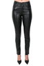 Anine Bing Black Lambskin Leather Pants Size S