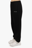 Balenciaga Black Logo Print Track Pants Size M
