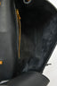 Balmain Black Leather Fringe Top Handle Bag w/ Strap GHW