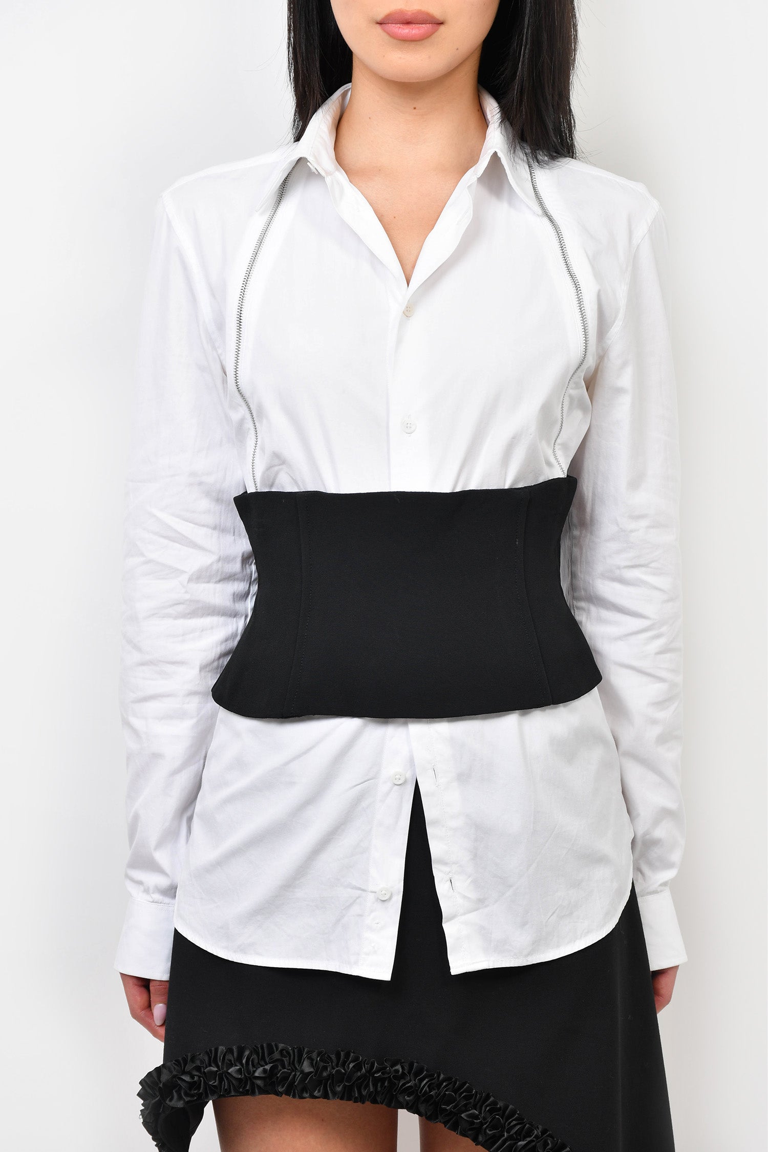 Balmain Black Waist Cinching Belt Size 6 Mine & Yours