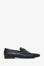 Brunello Cucinelli Black Leather Loafers with Beaded Detail Size 39.5