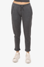 Brunello Cucinelli Grey Cotton Beaded Sweatpants Size S