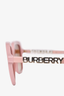 Burberry Pink Logo Frame Tinted Sunglasses