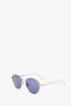 Cartier Silver Round Sunglasses