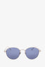 Cartier Silver Round Sunglasses