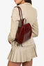 Cartier Burgundy Patent Leather Happy Birthday Backpack