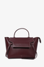 Celine 2016 Burgundy Contrast Stitch Mini Belt Bag with Strap