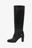 Celine Black Leather Knee High Boots Size 36