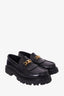 Celine Black Leather Margaret Triomphe Loafer Size 37.5