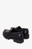 Celine Black Leather Margaret Triomphe Loafer Size 37.5