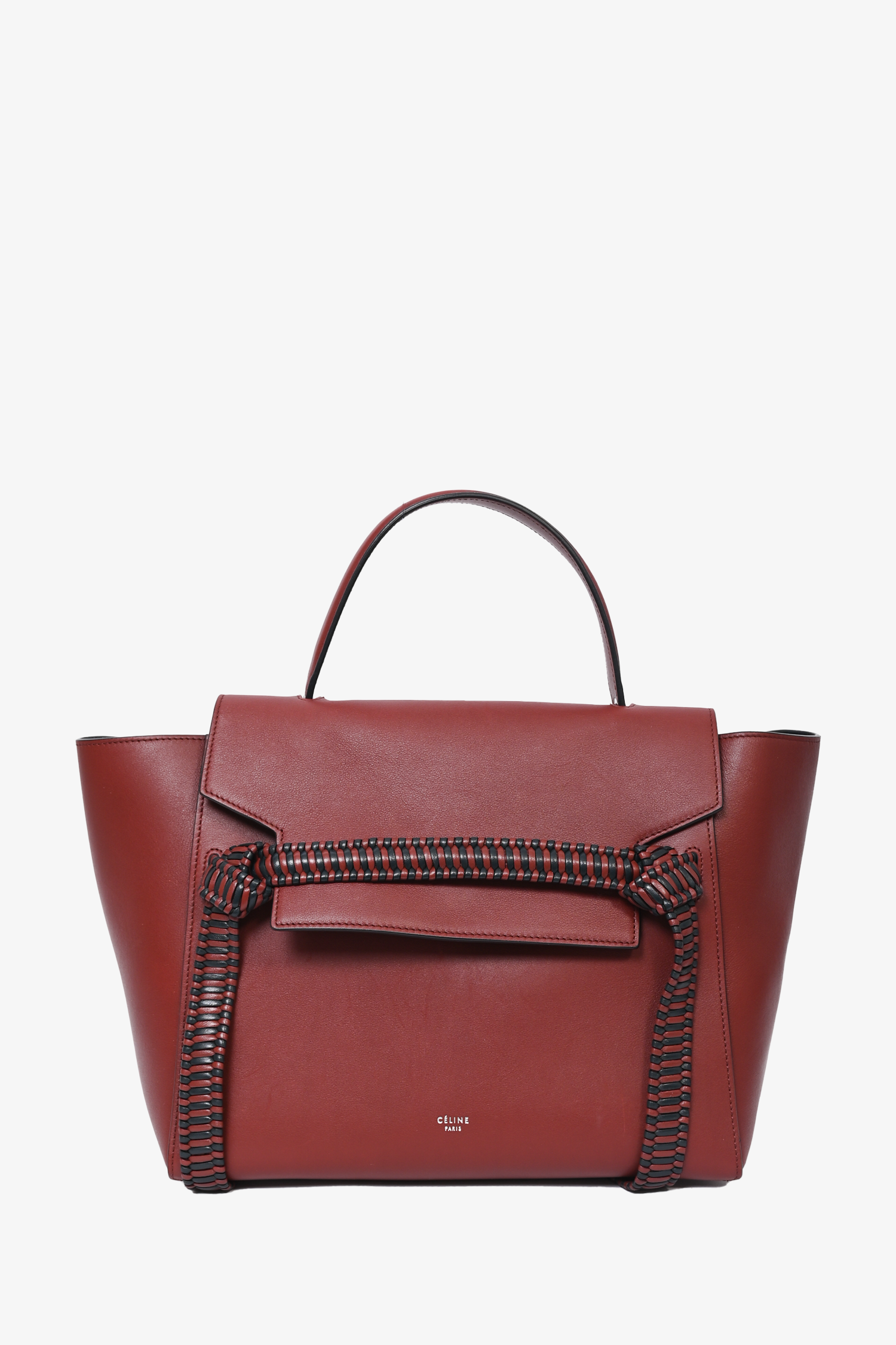 Celine belt bag burgundy Clearance