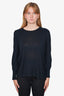 Chanel Black Cashmere Sweater sz 42