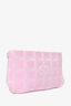 Pre-loved Chanel™ Pink Travel Ligne Zip Pouch