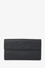 Chanel 2012 Black Caviar Leather Timeless Continental Wallet