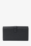 Chanel 2012 Black Caviar Leather Timeless Continental Wallet