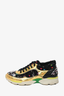Pre-loved Chanel™ 2014 Black/Gold Fabric Speckled CC Sneakers Size 37
