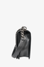 Chanel 2014 Black Lambskin Leather New Medium Boy Bag SHW