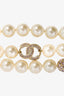 Chanel 2014 Multi-Pearl Strand Bracelet with Pink Crystal Embellishment