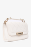 Pre-loved Chanel™ 2016/17 White Leather Quilted 'Click Flap' Bag