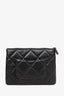 Pre-loved Chanel™ Black Goatskin Quilted 19 Pouch