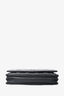 Chanel Black Patent Leather Classic Quilted Wallet On Chain