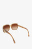 Chanel Brown Frame Square Sunglasses