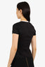 Chanel Cruise 2023/24 Black CC Logo T-Shirt Size 36