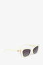 Chanel White/Pearl Accent Tinted Sunglasses