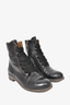 Chloe Black Leather Combat Boots sz 39