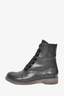 Chloe Black Leather Combat Boots Size 39