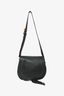 Chloe Black Leather Medium Marcie Saddle Bag