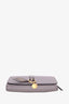 Chloe Grey Leather 'Alphabet' Small Tri Fold Wallet