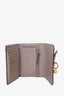 Chloe Grey Leather 'Alphabet' Small Tri Fold Wallet