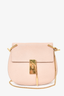 Chloe Pink Leather 'Drew' Crossbody Bag