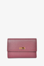 Chopard Burgundy Grained Leather Trifold Wallet
