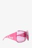 Christian Dior 2000s Pink 'Overshine' Sunglasses