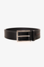 Christian Dior Black Leather Belt Size 85